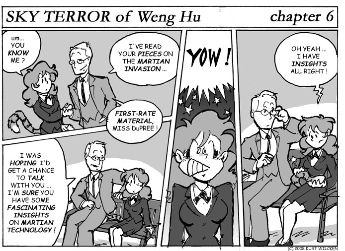 SKY TERROR of Weng Hu:  Chapter 6 — Who’s Interviewing Whom ?