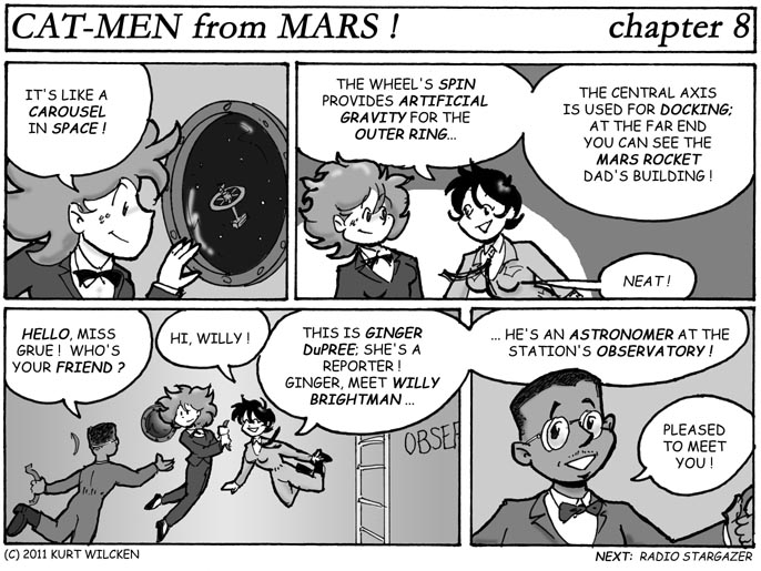 CAT-MEN from MARS:  Chapter 8 — Another Passenger