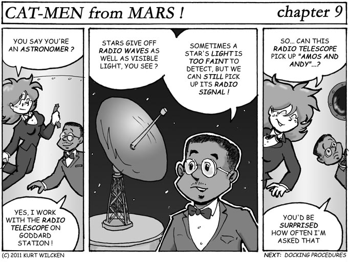 CAT-MEN from MARS:  Chapter 9 — Radio Stargazer