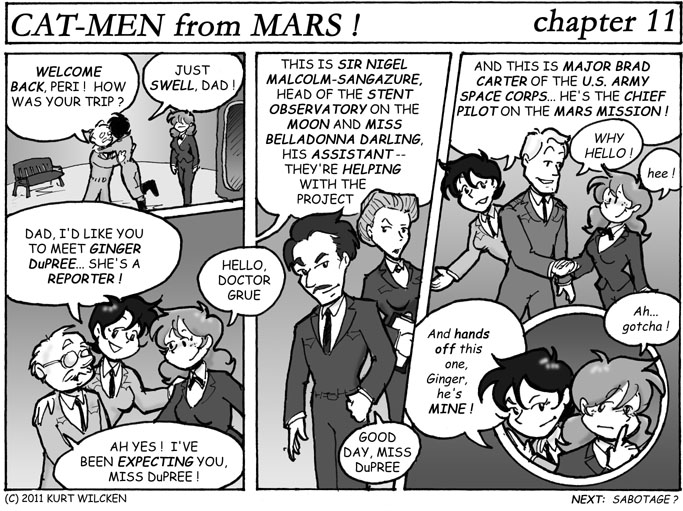 CAT-MEN from MARS:  Chapter 11 —  Doctor Grue