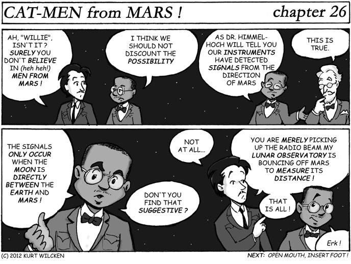 CAT-MEN from MARS:  Chapter 26 — Challenging the Experts
