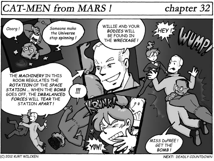 CAT-MEN from MARS:  Chapter 32 — Fatal Distraction