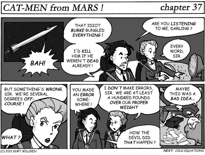 CAT-MEN from MARS:  Chapter 37 — “Sir Nigel, We Have a Problem…”