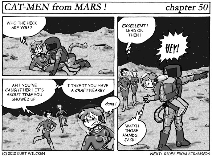 CAT-MEN from MARS:  Chapter 50 — Unexpected Encounter