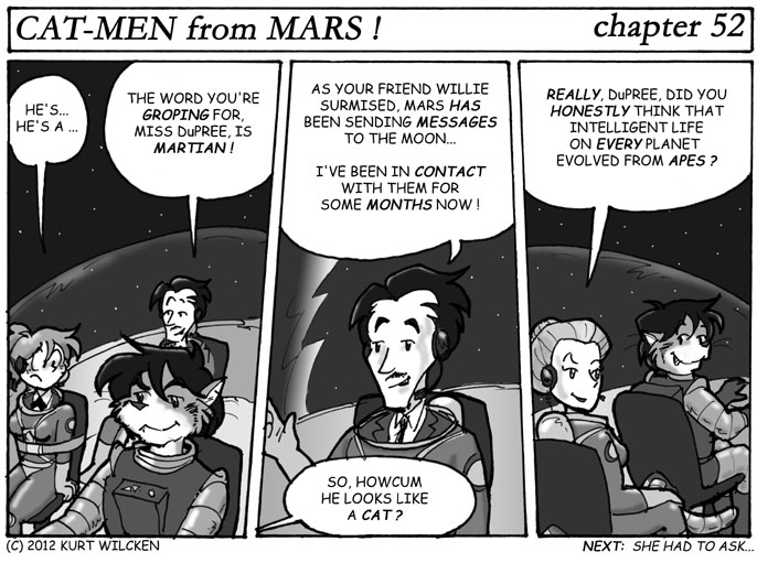CAT-MEN from MARS:  Chapter 52 — Planet of Cats