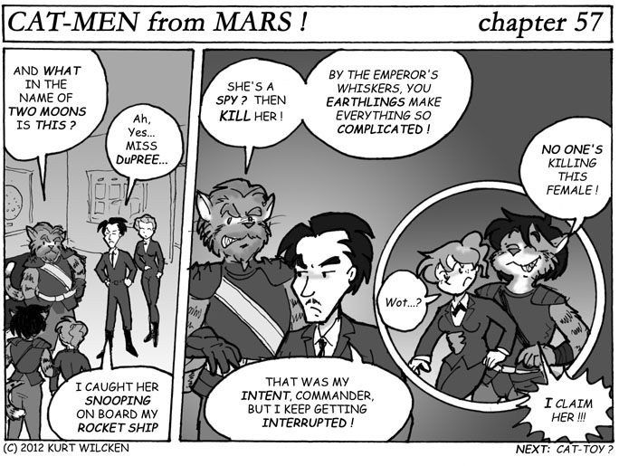 CAT-MEN from MARS:  Chapter 57 — Another Interruption