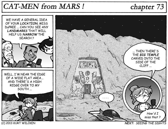 CAT-MEN from MARS:  Chapter 73 — Local Landmarks