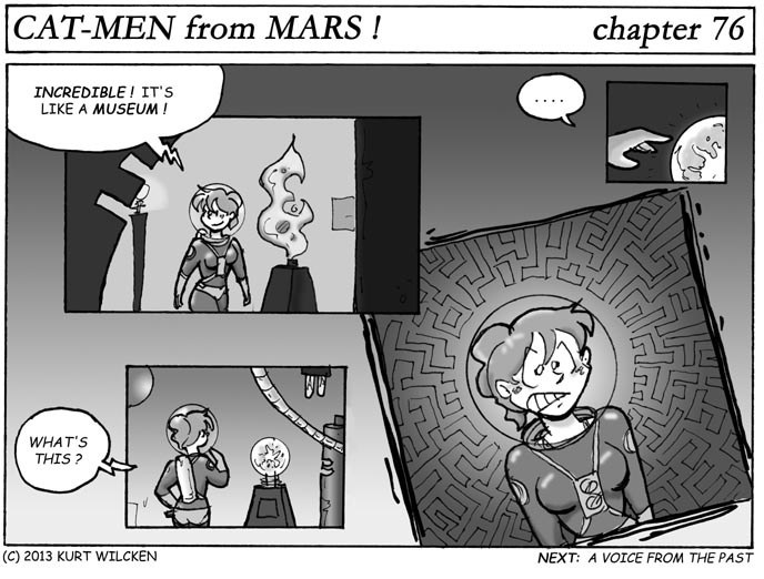 CAT-MEN from MARS:  Chapter 76 — Please Don’t Touch the Exhibits