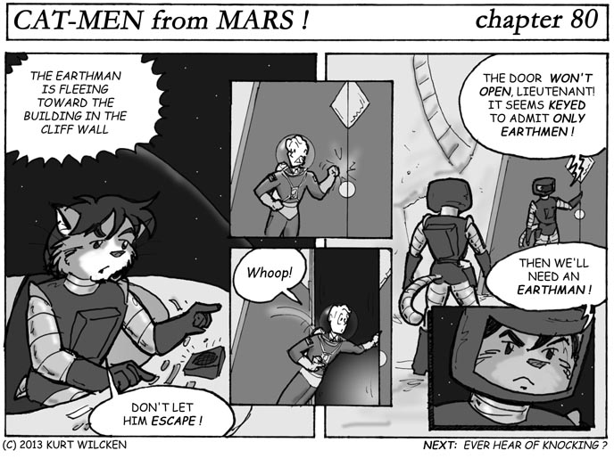 CAT-MEN from MARS:  Chapter 80 — Expeditious Retreat