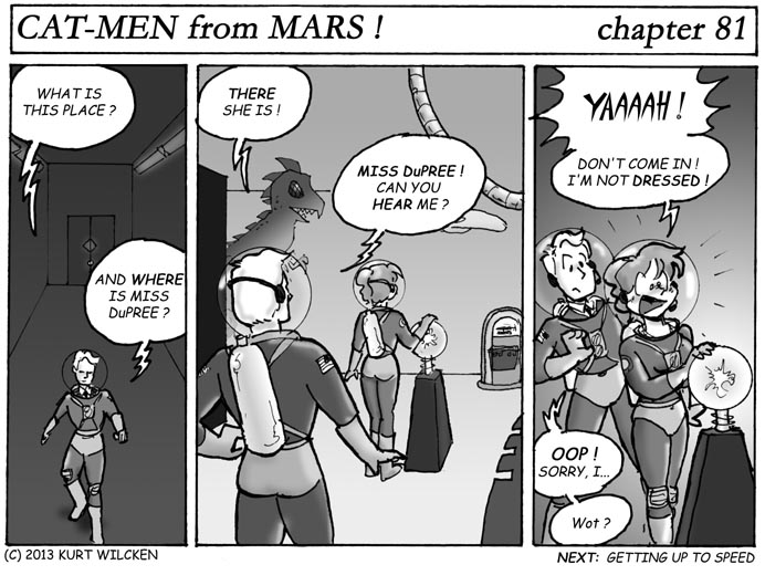 CAT-MEN from MARS:  Chapter 81 — Ever Hear of Knocking ?