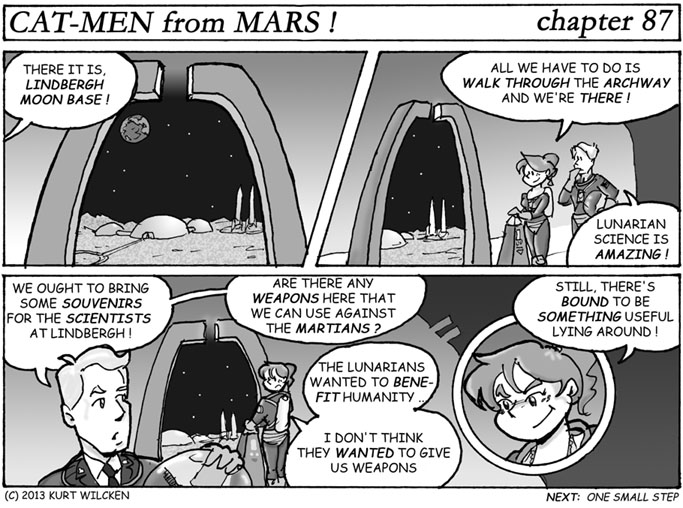 CAT-MEN from MARS:  Chapter 87 — The Back Door