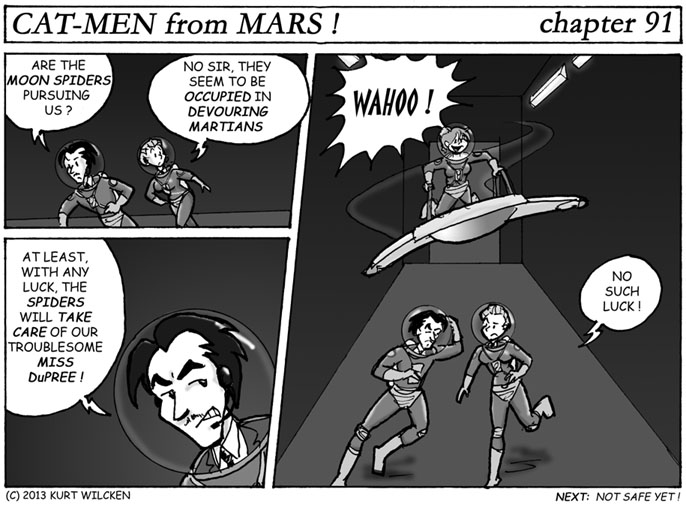 CAT-MEN from MARS:  Chapter 91 — Taking Flight