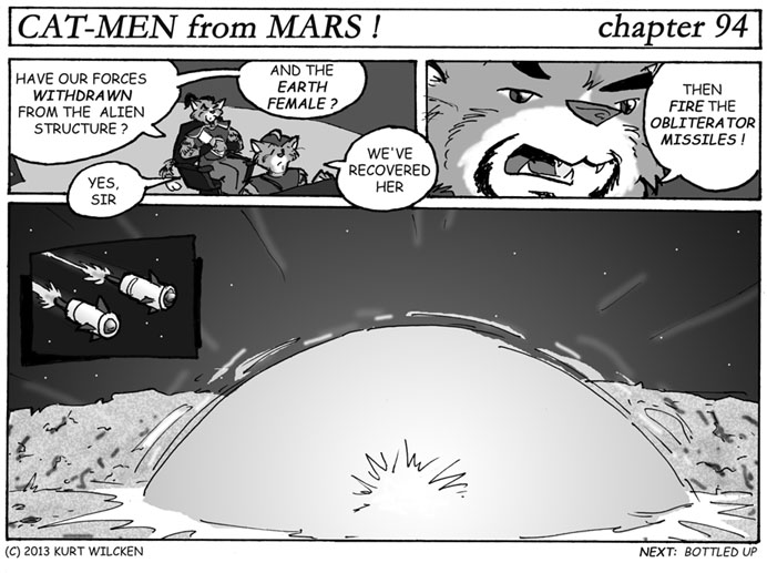 CAT-MEN from MARS:  Chapter 94 — Obliteration !