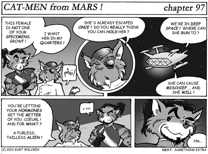 CAT-MEN from MARS:  Chapter 97 — Does His Landlord Allow Pets …?