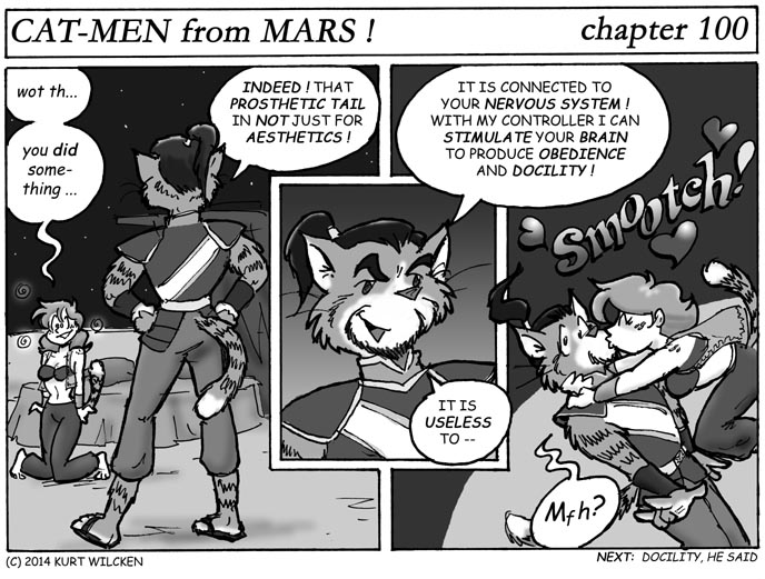 CAT-MEN from MARS:  Chapter 100 — Resistance is Useless