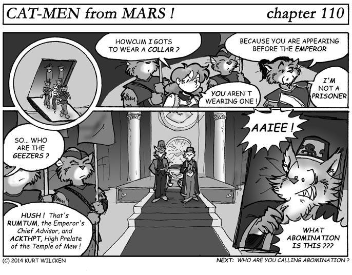 CAT-MEN from MARS:  Chapter 110 — Red Carpet Treatment