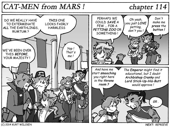 CAT-MEN from MARS:  Chapter 114 — Endangered Species