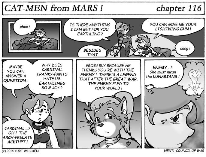 CAT-MEN from MARS:  Chapter: 116 — Girl Talk