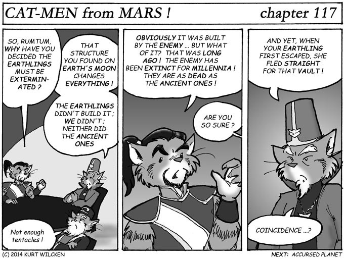 CAT-MEN from MARS:  Chapter 117 — Council of War