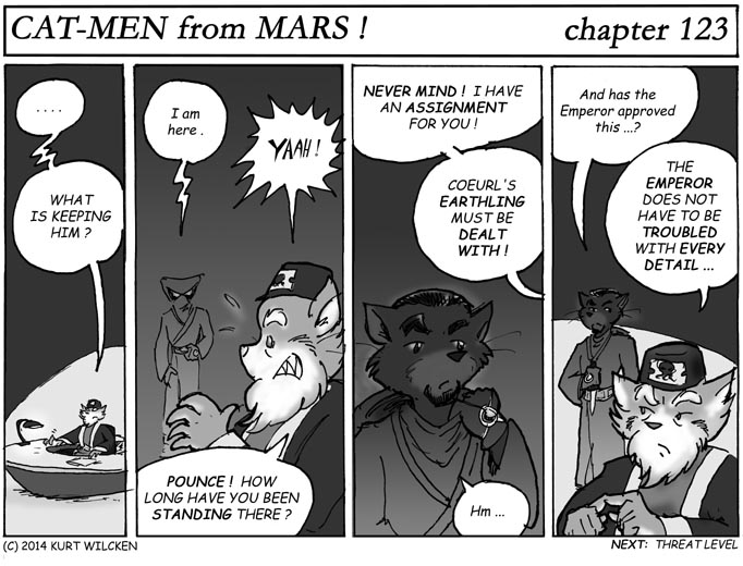 CAT-MEN from MARS:  Chapter 123 — Attention to Details