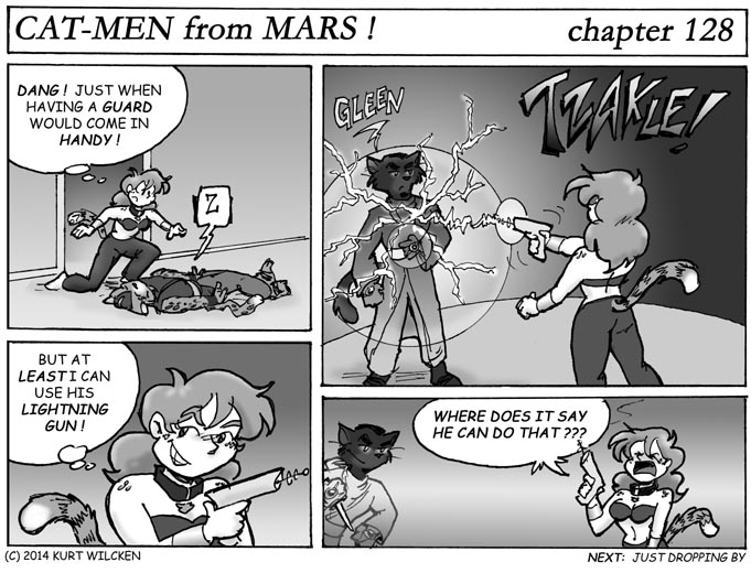 CAT-MEN from MARS:  Chapter 128 — Lightning Retaliation