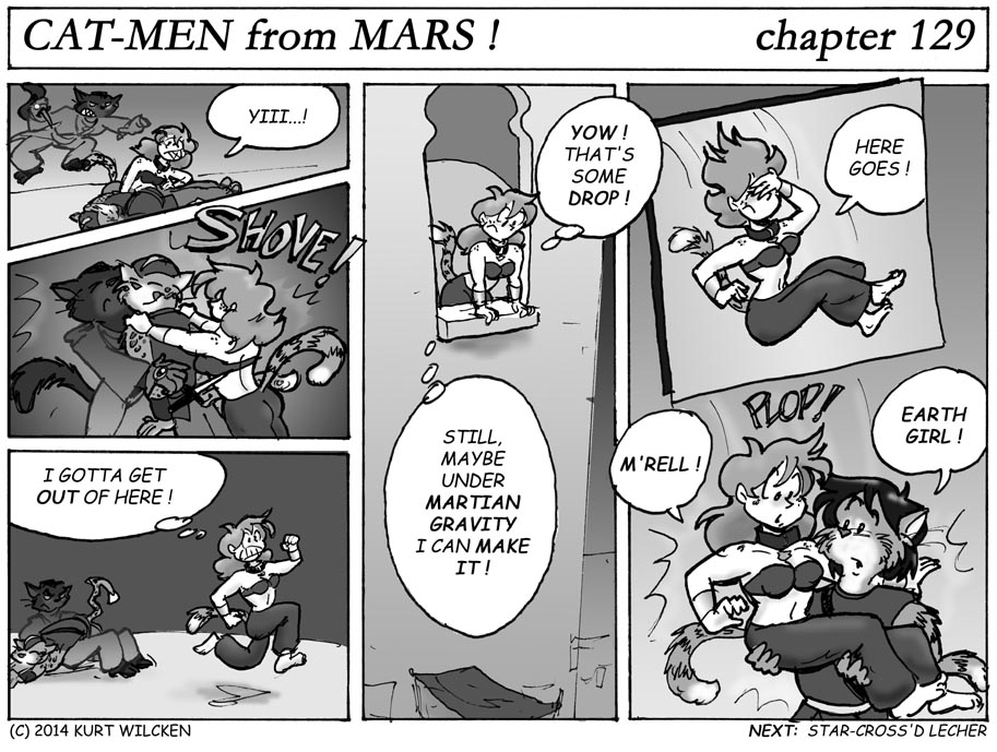 CAT-MEN from MARS:  Chapter 129 — Just Dropping By