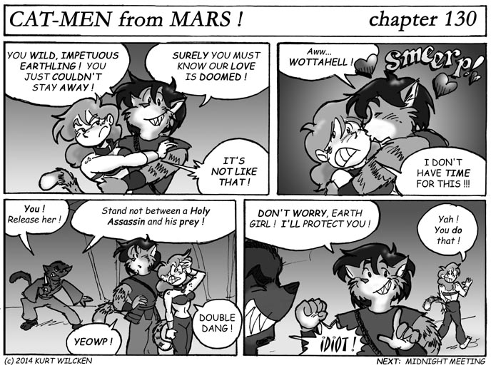 CAT-MEN from MARS:  Chapter 130 — Star-Crossed Lecher