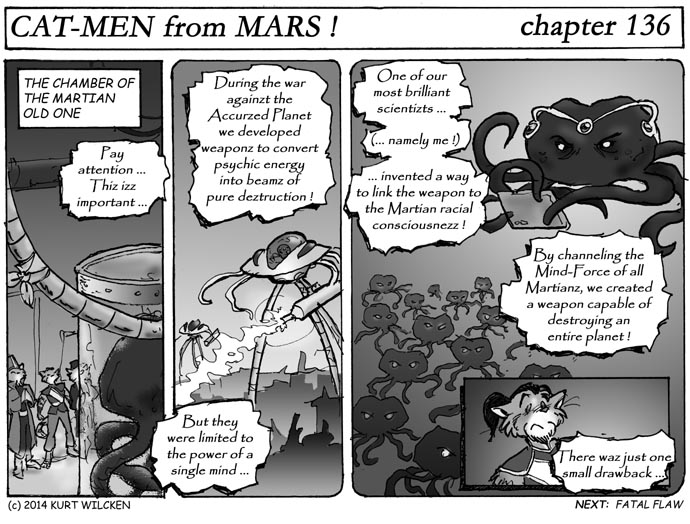 CAT-MEN from MARS:  Chapter 136 — Secret Weapon