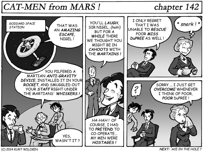CAT-MEN from MARS:  Chapter 142 — Back on the Home Front