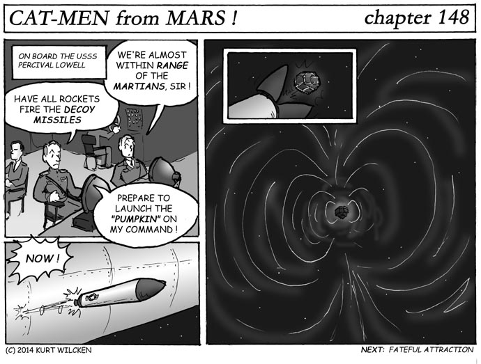 CAT-MEN from MARS:  Chapter 148 — Out To Launch