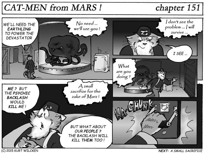 CAT-MEN from MARS:  Chapter 151 — Ackthpt’s Duty