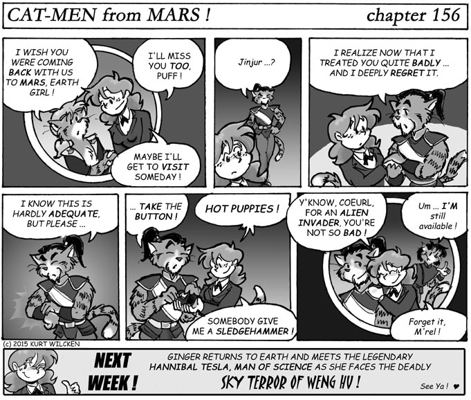 CAT-MEN from MARS:  Chapter 156 — Gift of the Cat-Men