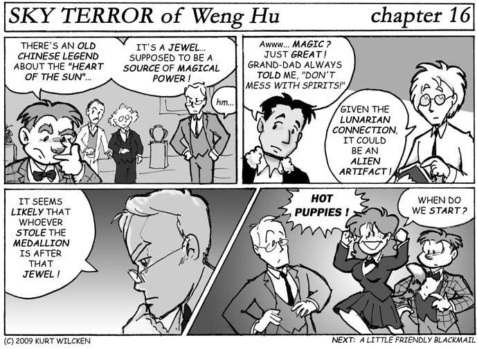 SKY TERROR of Weng Hu:  Chapter 16 — The Heart of the Sun