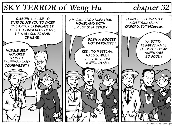 SKY TERROR of Weng Hu:  Chapter 32 — Father and Son