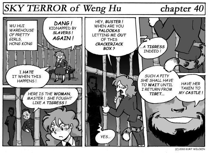 SKY TERROR of Weng Hu:  Chapter 40 — Visiting Hours