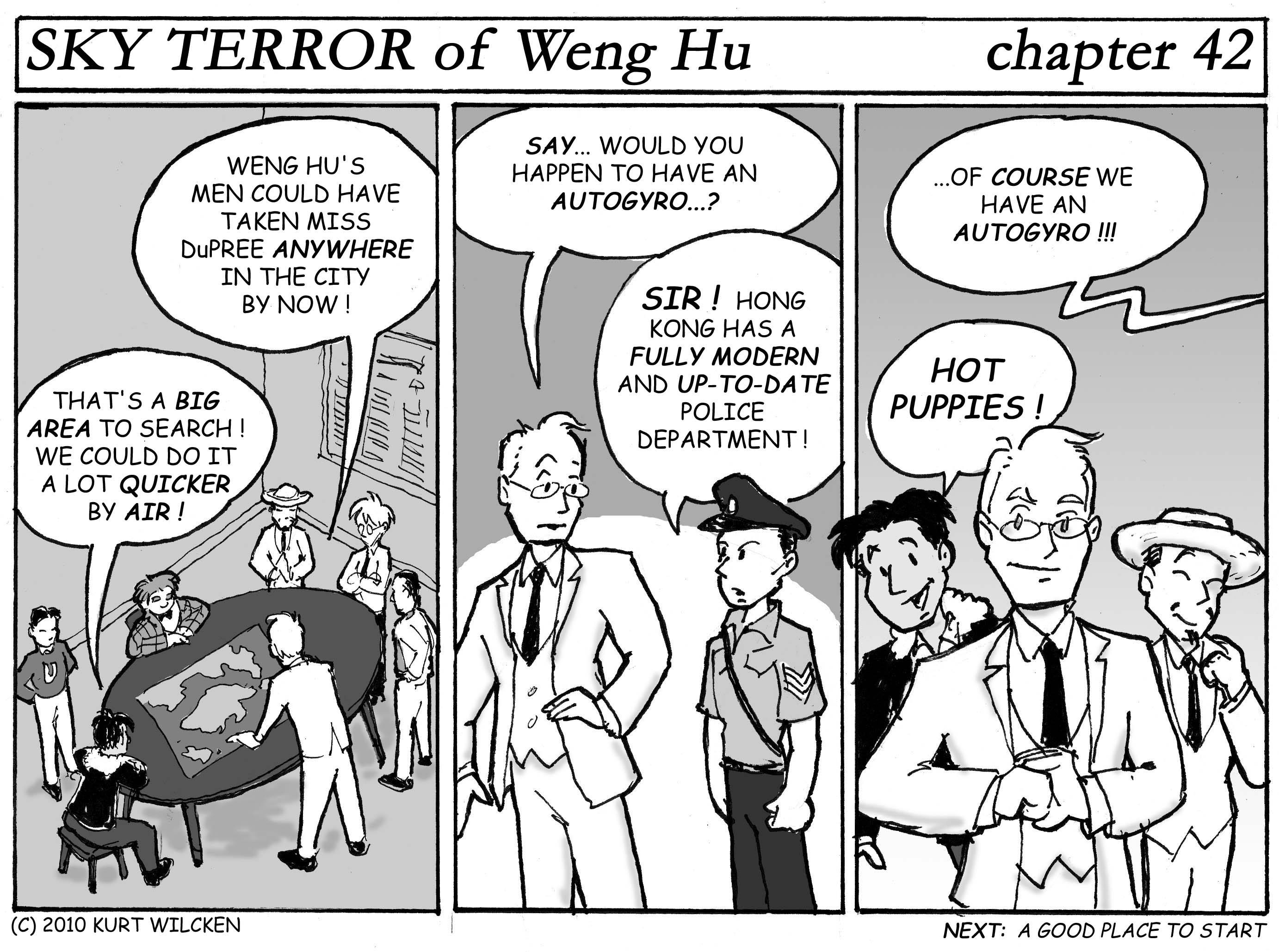 SKY TERROR of Weng Hu:  Chapter 42 — Doesn’t Everybody?