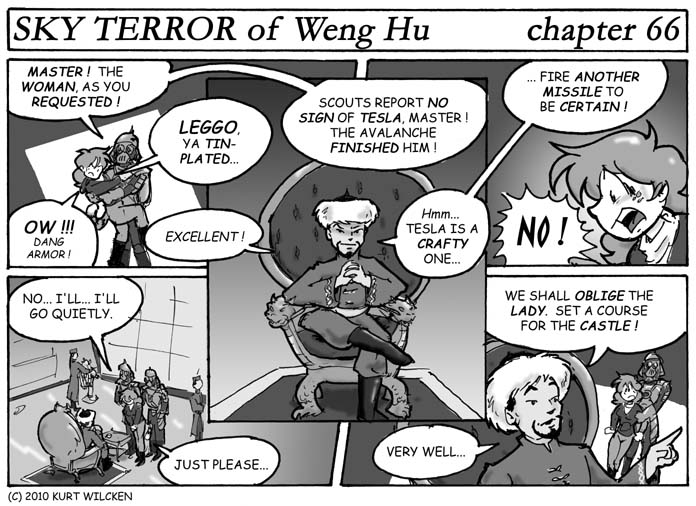 SKY TERROR of Weng Hu:  Chapter 66 — Brought Before Weng Hu !