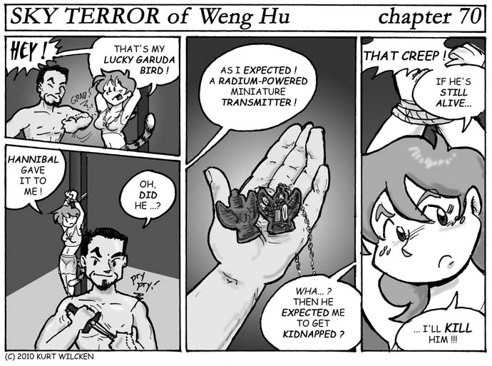 SKY TERROR of Weng Hu:  Chapter 70 — Secret of the Garuda Bird