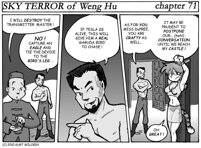 SKY TERROR of Weng Hu:  Chapter 71 — Wild Garuda Chase