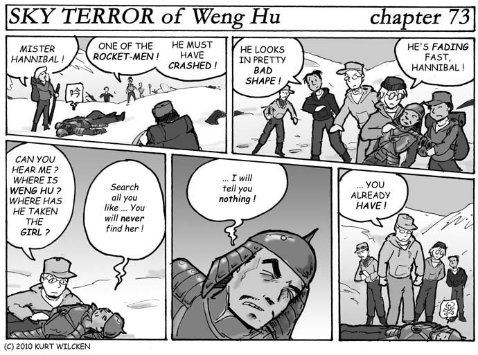 SKY TERROR of Weng Hu:  Chapter 73 — Last Words