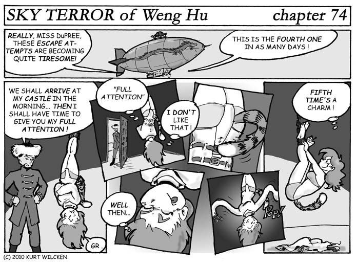 SKY TERROR of Weng Hu:  Chapter 74 — Topsy-Turvy
