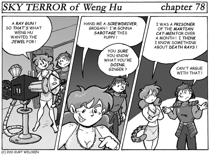 SKY TERROR of Weng Hu:  Chapter 78 — Ask an Expert