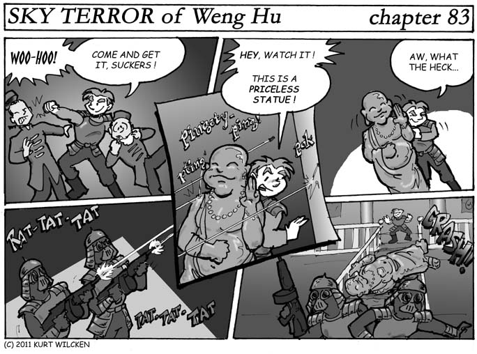 SKY TERROR of Weng Hu:  Chapter 83 — Buddhist Sanctuary