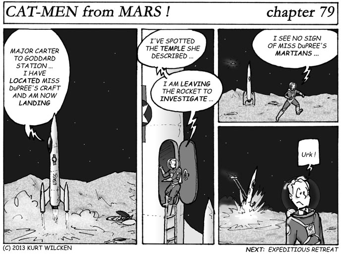 CAT-MEN from MARS:  Chapter 79 — The Cavalry To the Rescue !