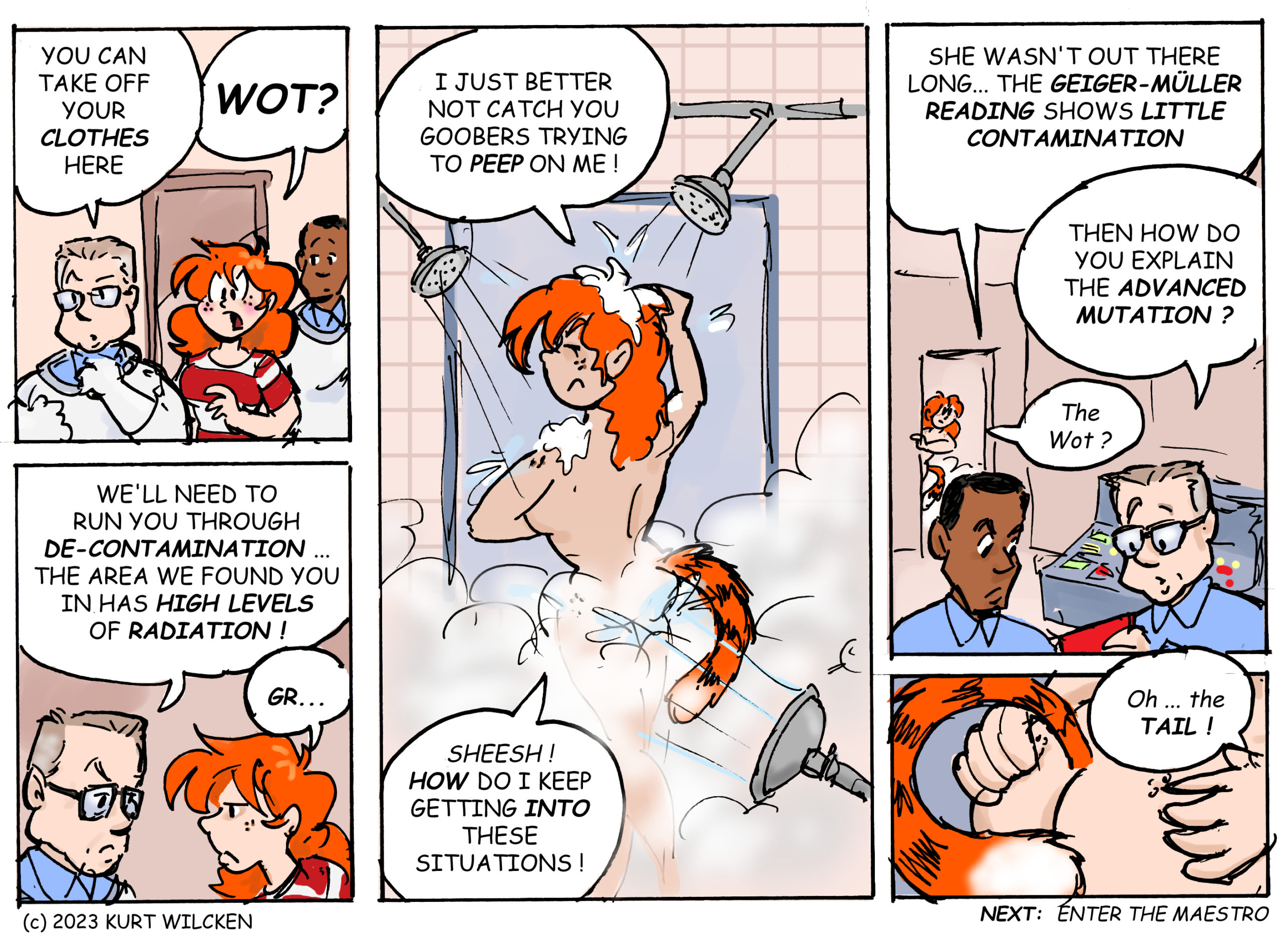 DANGER CAY:  Chapter 93 — Hitting the Shower