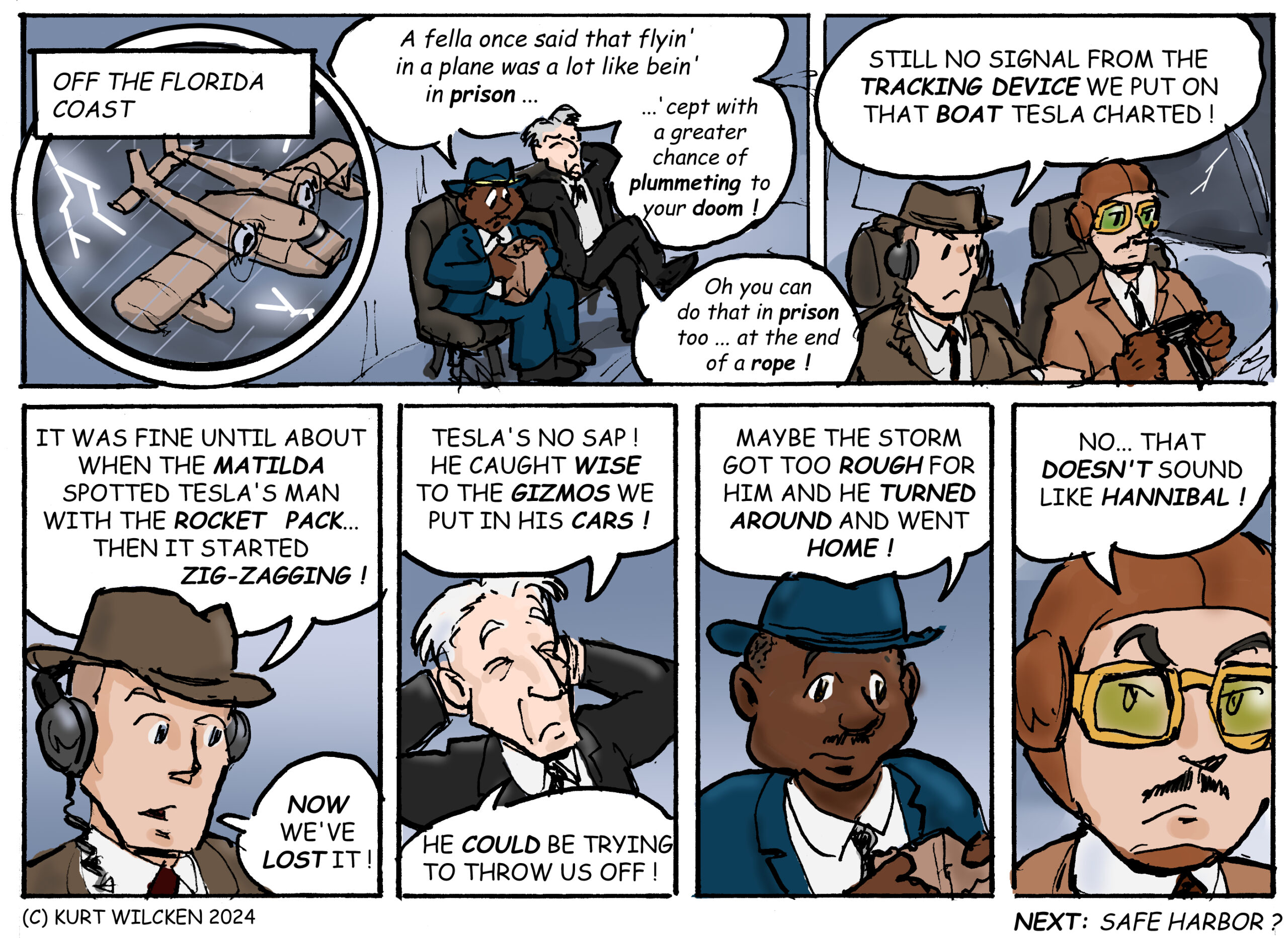 DANGER CAY:  Chapter 99 –Encountering Turbulence