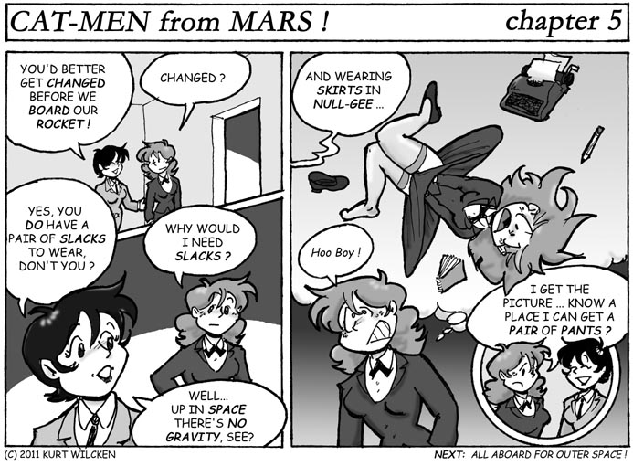 CAT-MEN from MARS:  Chapter 5 — Helpful Advice