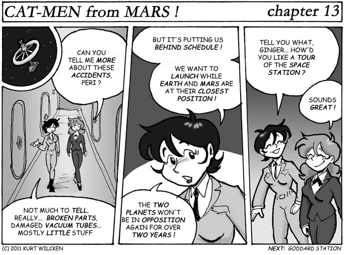 CAT-MEN from MARS:  Chapter 13 — Tour Guide