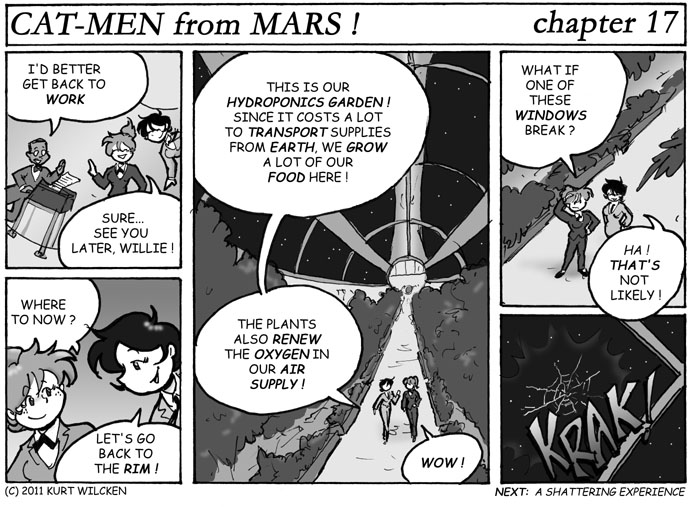 CAT-MEN from MARS:  Chapter 17 — Garden Party
