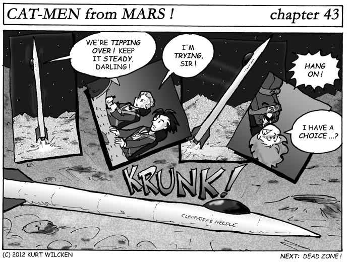 CAT-MEN from MARS:  Chapter 43 — Needle Drop